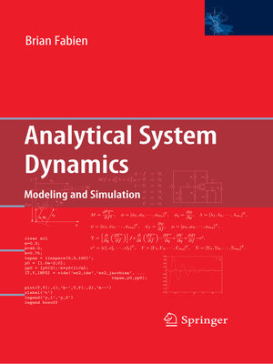 cover image of Analytical System Dynamics